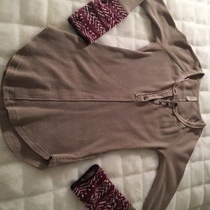 Free people waffle knit too
